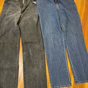 Authentic Vintage Wrangler Black Jeans and Additional Blue Mom Jeans Bundle